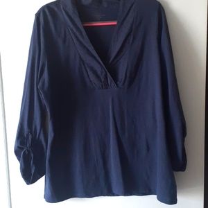 Navy blue blouse